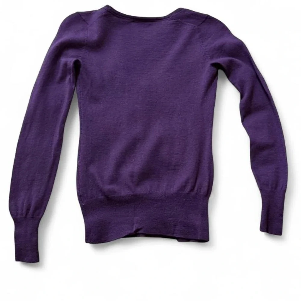 Vintage The Limited Purple‎ Merino Wool Sweater
